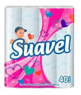 Papel Higiénico Suavel Con 40 Rollos