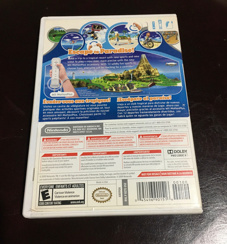 Juego Wii Sport Resort Nintendo (Usado)