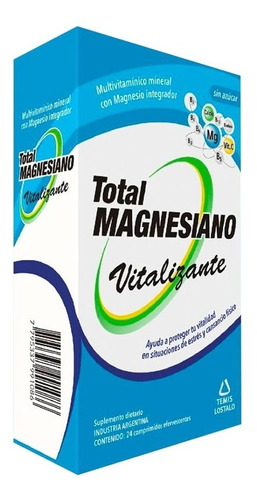 Total Magnesiano Vitalizante X 24 Comprimidos Efervescentes