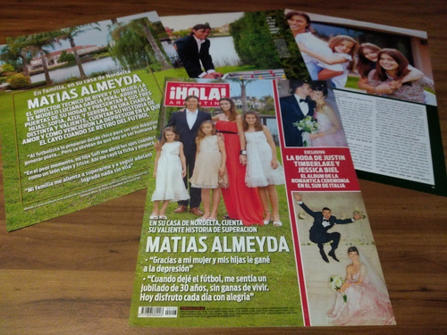 Matias Almeyda * Tapa Y Nota Revista Hola 103 * 2012