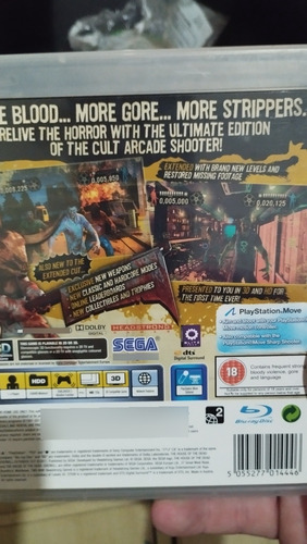 The House Of The Dead Overkill Extended Cut Ps3 (Usado)