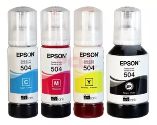 Pack Tinta Epson 504 Serie L4150, L4160, L6161, L6171, L6191