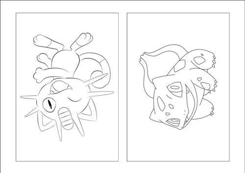 Pokemon - Desenhos para pintar