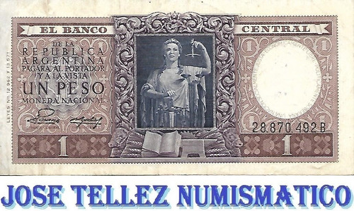 Bottero 1911 $ 1 Moneda Nacional Serie B Mb  Palermo