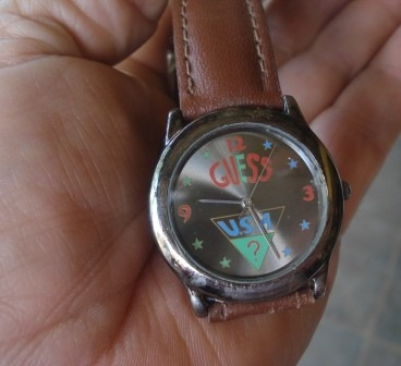 Relogio Guess Unisex Movt Japan Antigo