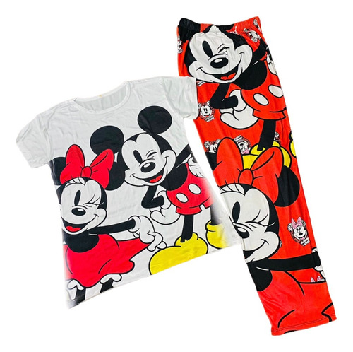 Pijama Mickey Y Mimi Mouse 