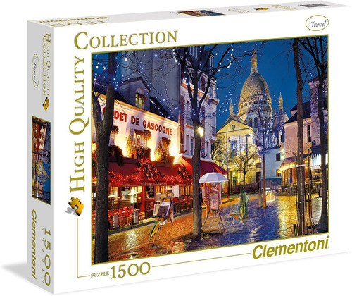 31999 Paris Montmartre Rompecabezas Clementoni 1500 Piezas