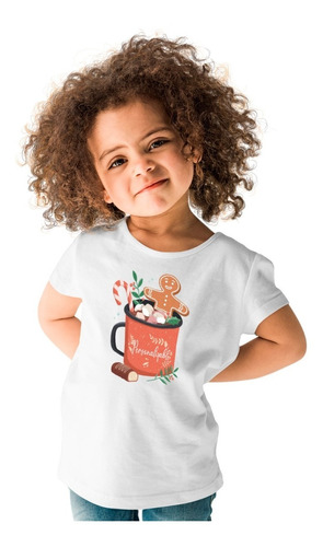  Playera Personalizada Nombre- Niños- Navidad- Taza Navideña