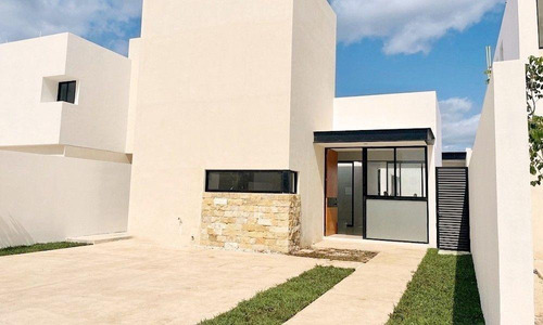 Casa De Una Planta En Venta En Mérida, Privada Gardena, Modelo Begonia En Cholul