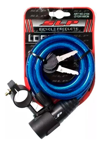 Linga Candado Cable De Acero Bicicleta Super Reforzado Llave
