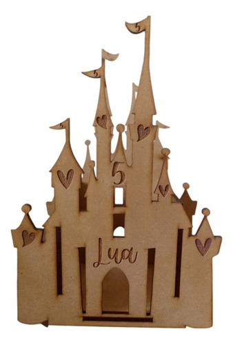 15 Caja Dulcera Fiesta Princesa Castillo Mdf 3mm Corte Láser