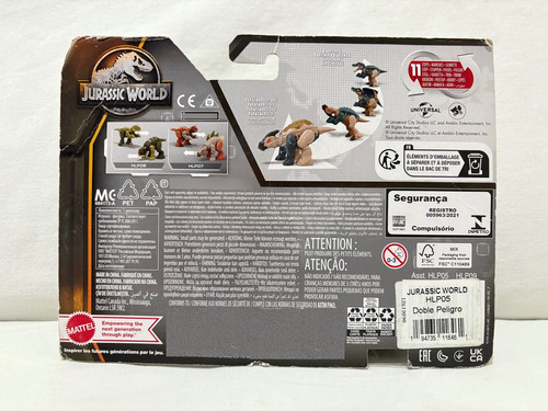 Figura Jurassic World Fierce Changers 2 En 1 Mattel
