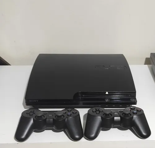 Playstation 3 Slim 160gb Com Cfw Preto | Frete grátis