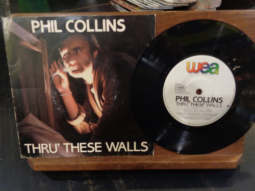 Phil Collins Thru' These Walls Tapa Ilust Simple Vinilo T 