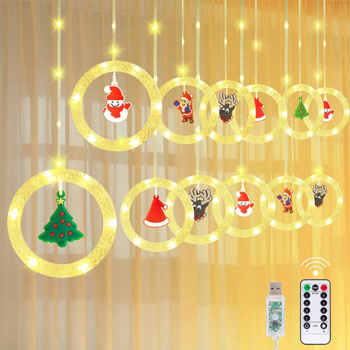 Luz Ventana Navidad Que Funcionan Usb Pie Gota Led Modo Para