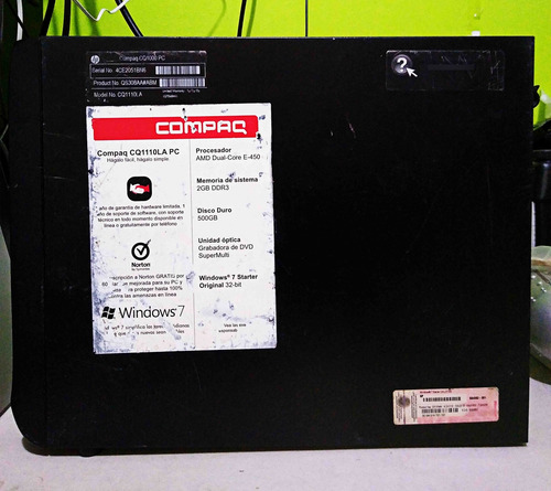 Mini Computadora Compaq Presario Cq1110la (Usado)