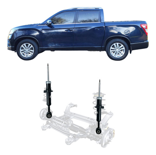Par Amortiguador Delantero Ssangyong Musso 20-22 Genuino