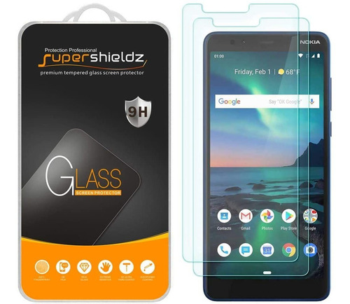 Protector De Pantalla Para Nokia 3.1 Plus Supershieldz X2