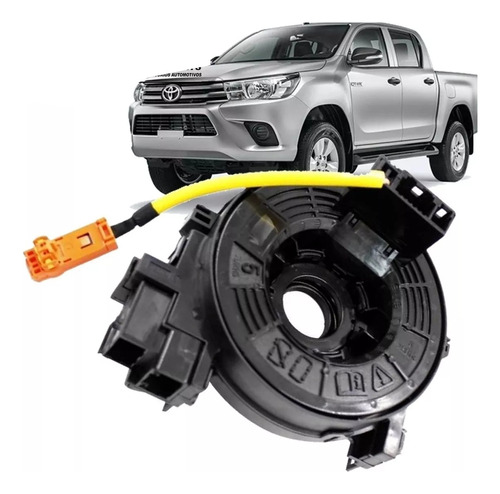 Cinta De Airbag Hard Disk Toyota Hilux Srv Srx 2015 2016 2017 2018 2019 C/ Controle De Som No Volante E Cambio Borboleta