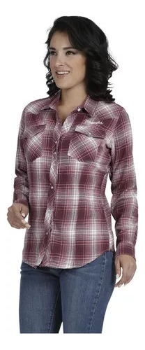 Blusa Vaquera Estampada Wrangler Manga Larga