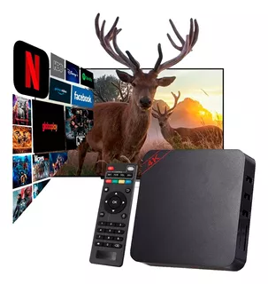 Aparelho Transforma Tv Smart Tv Box Séries Filmes Netflix C+