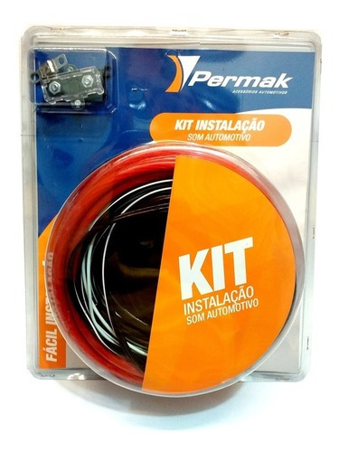 Kit Instalação Som Automotivo Permak 100% Cobre 2500 Wrms