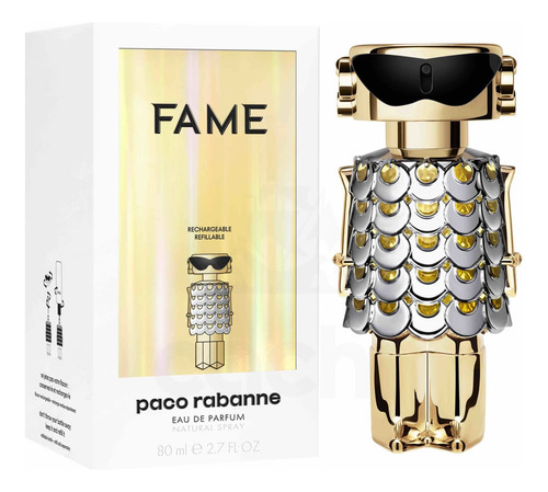 Perfume Paco Rabanne Fame Edp 80ml Refillable Original