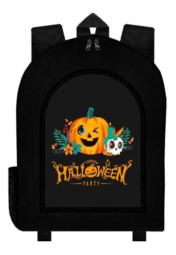 Mochila Negra Halloween A171