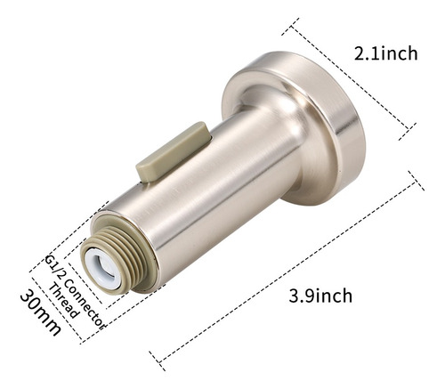 Imagen 5 de 6 de Cabezal De Pulverización Extraíble Para Grifo De Cocina, 2 F
