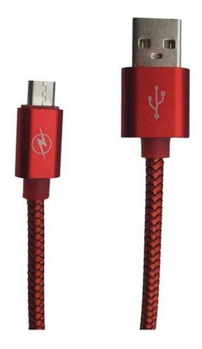 Cable Gtc Usb A Micro Usb Rojo 1 Metro #102r-martinez