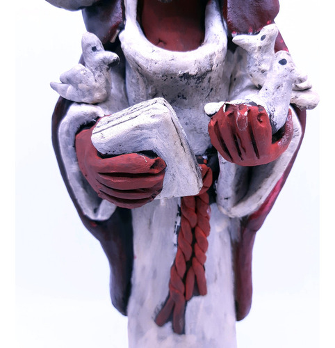 Estátua São Francisco De Assis G Escultura Cerâmica Caruaru