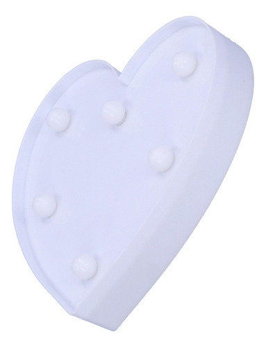 Lámpara De Decoración Led En Forma De Corazón, 6 Chips Led,