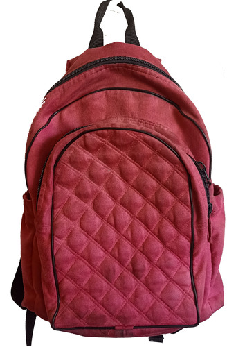 Bolso Escolar Rosado + Funda Para Termo Nina