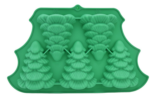 Árbol De Navidad, Silicona Apta Para Uso Alimentario, Fácil
