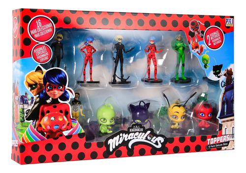 P.m.i. Miraculous Ladybug Designs Topeez | 12 Topeez De Mar.