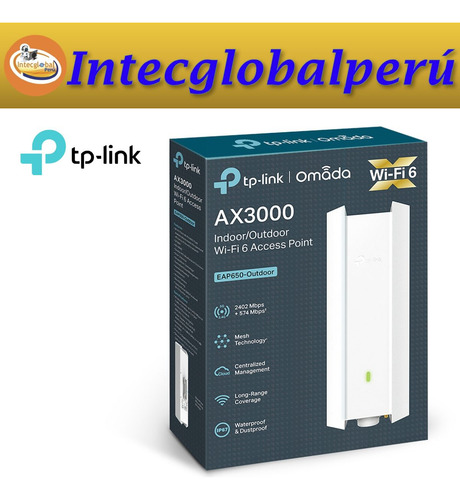 Access Point Tp-link Eap650-outdoor Ax3000 Mesh Dual Band