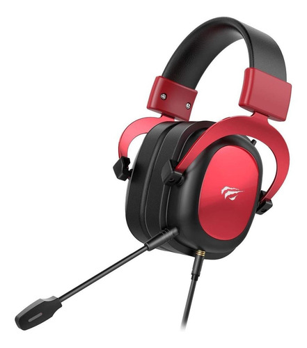 Imagem 2 de 2 de Headset gamer Havit H2002d vermelho