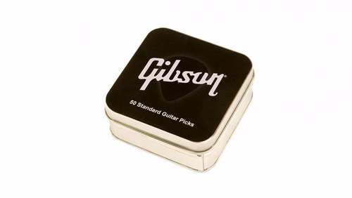 Palhetas Gibson Celulóide Aprgg50 74t Fina (lata Com 50)
