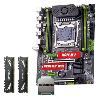 Kit Motherboard Cpu X99 Intel Xeon E5 2680-4 32gb Ram Ddr4