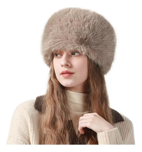 Sombrero De Nieve Ruso Ushanka De Piel Sintética Para Mujer
