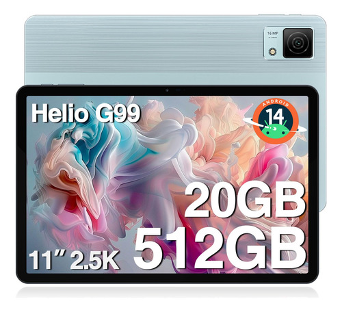 Tablet Doogee T40 Android 14 11'' 2.5k 20gb+512gb/2tb 8580ma