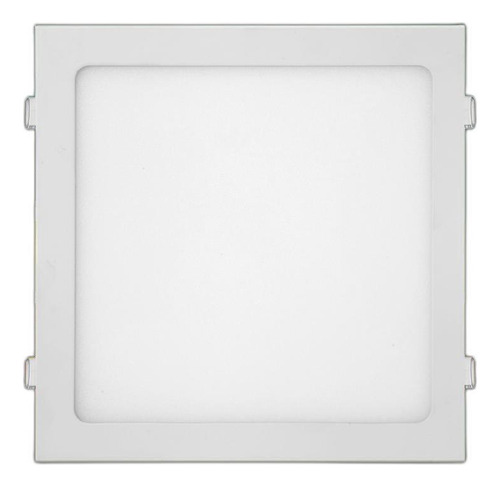 Painel Led Kian Quadrado Embutir Branco 24w Bivolt 4000k - L