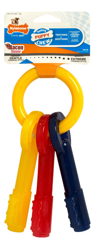 Nylabone Puppy Chew Keys Toy - Juguetes Masticables Para Cac
