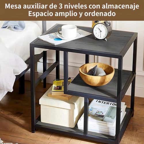 Mesa Auxiliar, Mesa Auxiliar Ligera De Lujo Y Mueble 60*40cm Color Gris