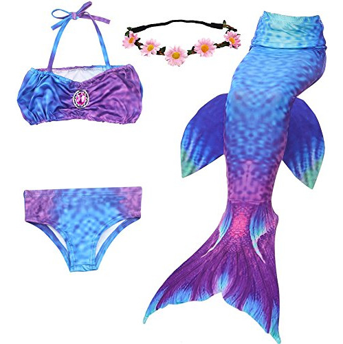 Bikini Sirena Para Nadar Niñas - Birdfash