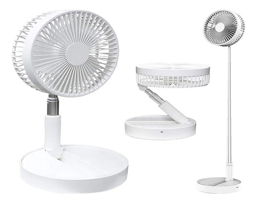 Ventilador Telescópico Extensible Y Recargable Usb