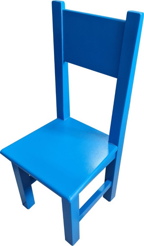 Silla Infantil Alta De Madera - Creativo Material Didactico