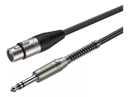 Cable Profesional XLR hembra - Plug Stereo Prodb 1mt