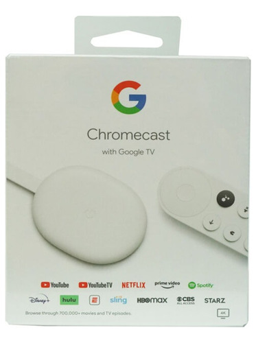 Google Chromecast 4 Tv Cuarta Generación 4k Modelo 2021