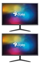 Comprar Paquete De 2 Monitores Stylos De 18.5  Led Hd 60hz 5ms Hdmi